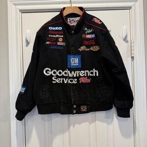 Dale Earnhardt Sr. Jacket Boys Med Black JH Design Nascar GM Goodwrench 2007